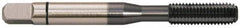 Balax - M3.5x0.60 Metric Coarse 6H D7 Thread Limit Bottoming Thread Forming Tap - Powdered Metal High Speed Steel, TiCN Finish, 2" OAL, 0.45" Thread Length, Right Hand Thread, Series BXSTEEL - Exact Tooling