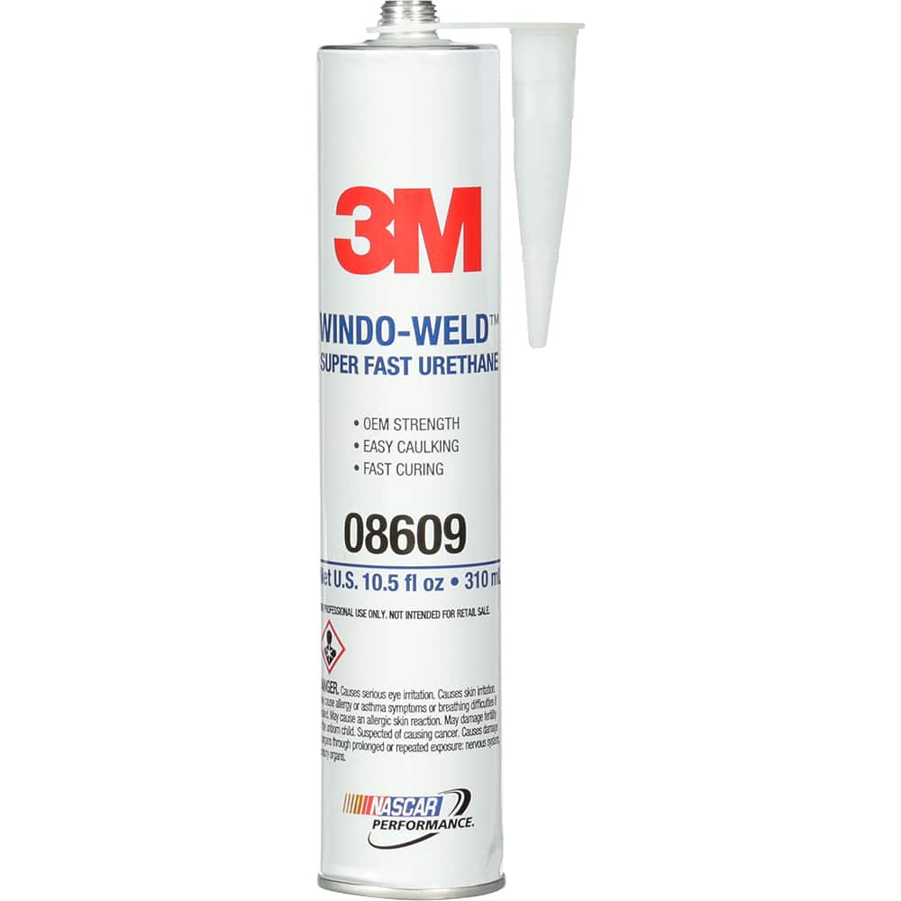 3M - Automotive Sealants & Gasketing; Container Size: 10.5 oz ; Color: Black ; Container Type: Cartridge ; Full Cure Time (Hours): 24 - Exact Tooling