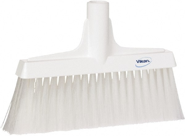 Vikan - 6-3/4" OAL Polyester Bristle Lobby Broom - 3" Bristle Length, 9-1/2" Wide - Exact Tooling