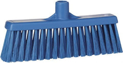 Vikan - 5-5/8" OAL Polyester Bristle Lobby Broom - 3" Bristle Length, 11" Wide - Exact Tooling