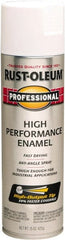 Rust-Oleum - White, Semi Gloss, Rust Proof Enamel Spray Paint - 14 Sq Ft per Can, 15 oz Container, Use on Multipurpose - Exact Tooling