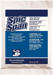 Spic & Span - Packet Cleaner - Use on Ceramic Tile, Laminate Surfaces, Linoleum, Quarry Tile, Cement, Concrete, Vinyl Tile, Terra Cotta, Terrazzo, Vinyl Composite Tile (VCT) - Exact Tooling