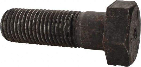 Value Collection - 1-3/4 - 5 UNC, 5-1/2" Length Under Head Hex Head Cap Screw - Partially Threaded, Grade 5 Steel, Uncoated, 2-5/8" Hex - Exact Tooling