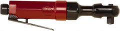 Chicago Pneumatic - 3/8" Drive, 220 RPM, 13 Ft/Lb Torque Ratchet Wrench - Inline Handle, 15 CFM, 90 psi, 1/4" Inlet - Exact Tooling