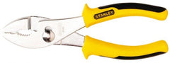 Stanley - 6-5/8" OAL, 1-27/64" Jaw Length, Slip Joint Pliers - 2 Positions, Serrated Jaw, Slip Joint Head, Slip Joint Plier Tool, Serrated Pipe Jaw - Exact Tooling