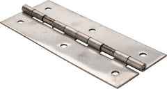 Value Collection - 5" Long x 2" Wide x 0.05" Thick, Closing Spring Hinge - Stainless Steel - Exact Tooling