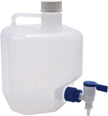 Dynalon Labware - 5 L Carboy - Polypropylene, Translucent, 10.6" High x 7-1/2" Diam, 45mm Cap - Exact Tooling