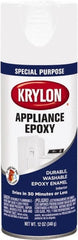 Krylon - Appliance White, Gloss, Epoxy Spray Paint - Exact Tooling