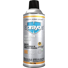 Sprayon - 16 Ounce Aerosol Can, Clear, General Purpose Mold Release - Food Grade, Silicone Composition - Exact Tooling