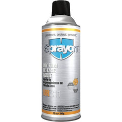 Sprayon - 16 Ounce Aerosol Can, White, General Purpose Mold Release - Dry Film Composition - Exact Tooling