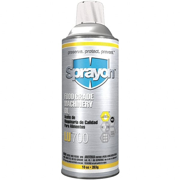 Sprayon - Multipurpose Lubricants & Penetrants - 16 OZ FOOD GR MACH OIL LUBRICANT & RUST PREVENT - Exact Tooling