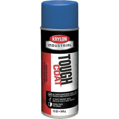 Krylon - Blue (Ford), 12 oz Net Fill, High Gloss, Enamel Spray Paint - 20 to 25 Sq Ft per Can, 16 oz Container, Use on Conduits, Ducts, Electrical Equipment, Machinery, Metal, Motors, Pipelines & Marking Areas, Railings, Steel Bars, Tool Boxes, Tools - Exact Tooling