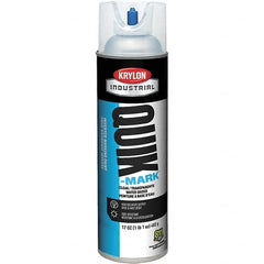Krylon - 20 fl oz Clear Marking Paint - 50 to 60 Sq Ft Coverage, Water-Based Formula - Exact Tooling