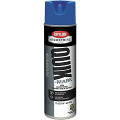 Krylon - 20 fl oz Blue Marking Paint - 50 to 60 Sq Ft Coverage, Solvent-Based Formula - Exact Tooling