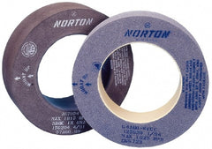Norton - 24" Diam x 12" Hole x 10" Wide Centerless & Cylindrical Grinding Wheel - 54 Grit, Aluminum Oxide, Type 1, Coarse Grade, Resinoid Bond, No Recess - Exact Tooling