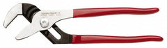 Proto - 10-3/16" OAL Pliers - Straight Jaw, Standard Head, Plastisol Handles - Exact Tooling