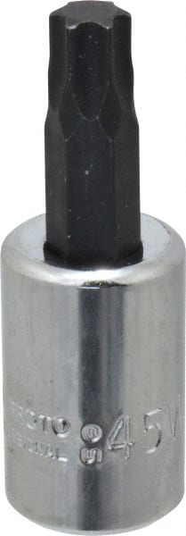 Proto - 3/8" Drive, T45 Torx Bit Socket - 1-31/32" OAL - Exact Tooling