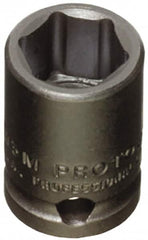 Proto - 3/8" Drive 22mm Standard Impact Socket - 6 Points, 1-3/32" OAL - Exact Tooling