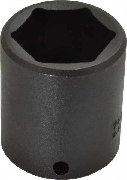 Proto - 1/2" Drive 1-1/4" Standard Impact Socket - 6 Points, 2" OAL - Exact Tooling