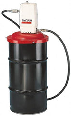 Lincoln - Grease Lubrication Aluminum Air-Operated Pump - For 120 Lb Container - Exact Tooling