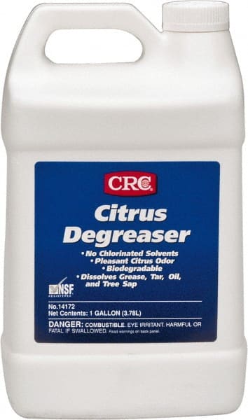CRC - 1 Gal Bottle Cleaner/Degreaser - Liquid, Citrus & Petroleum Distillate, Citrus - Exact Tooling