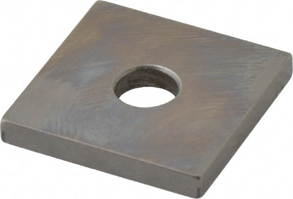 Mitutoyo - 0.127" Square Steel Gage Block - Accuracy Grade 0, Includes Certificate of Inspection - Exact Tooling