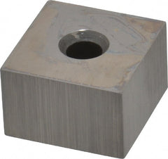 Mitutoyo - 0.6" Square Steel Gage Block - Accuracy Grade 0, Includes Certificate of Inspection - Exact Tooling