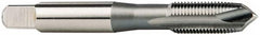 OSG - M10x1.00 Metric Fine, 3 Flute, Bright Finish, High Speed Steel Spiral Point Tap - Plug Chamfer, Right Hand Thread, 2-15/16" OAL, 1-1/4" Thread Length, 0.381" Shank Diam, Series 142 - Exact Tooling