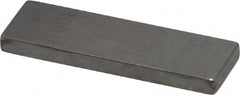 Mitutoyo - 0.1008" Rectangular Steel Gage Block - Accuracy Grade 0, Includes Certificate of Inspection - Exact Tooling