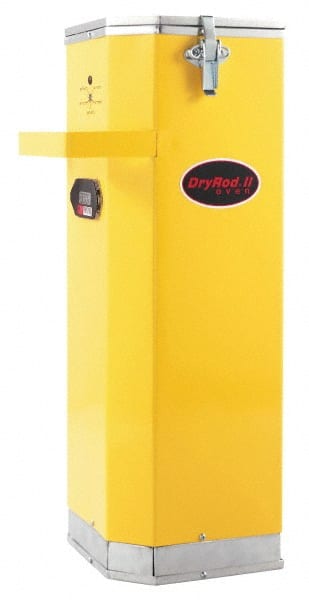Phoenix Dry Rod - 20 Electrode Capacity, 100 to 300°F, Portable Electrode Stabilizing Welding Rod Oven - AC/DC Input Current, 100/240 Volt, 70 Watt, 9 Inch Wide x 20 Inch Deep x 23 Inch High, Digital Thermometer - Exact Tooling