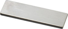 Mitutoyo - 0.06" Rectangular Steel Gage Block - Accuracy Grade 0, Includes Certificate of Inspection - Exact Tooling