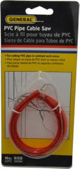 General - 8" Pipe Capacity, Pipe Cutter - Cuts PVC, 24" OAL - Exact Tooling