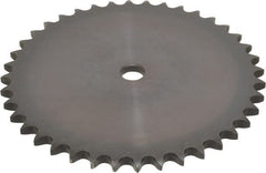 Browning - 40 Teeth, 5/8" Chain Pitch, Chain Size 50, "A" Plate Roller Chain Sprocket - 3/4" Bore Diam, 7.966" Pitch Diam, 8.32" Outside Diam - Exact Tooling