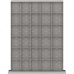 LISTA - 30-Compartment Drawer Divider Layout for 3.15" High Drawers - Exact Tooling