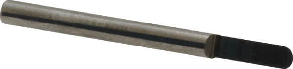 Accupro - 1/8 Inch Diameter, 1-1/2 Inch Overall Length, 3/8 Inch Split Length, Solid Carbide, Full Radius Split End Carbide Blank - Single End - Exact Tooling