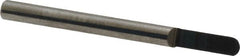 Accupro - 1/8 Inch Diameter, 1-1/2 Inch Overall Length, 3/8 Inch Split Length, Solid Carbide, Full Radius Split End Carbide Blank - Single End - Exact Tooling