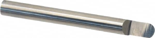 Accupro - 1/4 Inch Diameter, 2-1/2 Inch Overall Length, 3/8 Inch Split Length, Solid Carbide, Full Radius Split End Carbide Blank - Single End - Exact Tooling