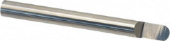 Accupro - 1/4 Inch Diameter, 2-1/2 Inch Overall Length, 3/8 Inch Split Length, Solid Carbide, Full Radius Split End Carbide Blank - Single End - Exact Tooling
