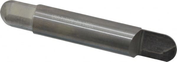 Accupro - 1/2 Inch Diameter, 3 Inch Overall Length, 5/8 Inch Split Length, Solid Carbide, Full Radius Split End Carbide Blank - Double End - Exact Tooling