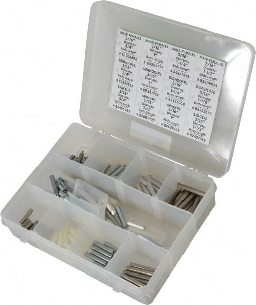 Electro Hardware Standoff & Spacer Assortments Type: Male/Female Standoffs; Spacers; Threaded Standoffs System of Measurement: Inch - Exact Tooling