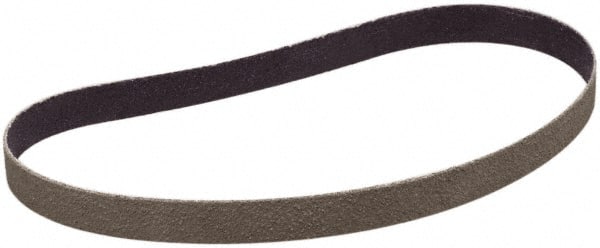 3M - 1/2" Wide x 24" OAL, 45 Trizact Grit, Aluminum Oxide Abrasive Belt - Aluminum Oxide, Extra Fine, Coated, X Weighted Cloth Backing, Series 237AA - Exact Tooling