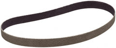 3M - 1/2" Wide x 24" OAL, 45 Trizact Grit, Aluminum Oxide Abrasive Belt - Aluminum Oxide, Extra Fine, Coated, X Weighted Cloth Backing, Series 237AA - Exact Tooling