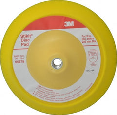 3M - 8" Diam Adhesive/PSA Disc Backing Pad - Medium Density, 3,000 RPM - Exact Tooling