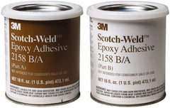 3M - 1 Gal Can Two Part Epoxy - 120 min Working Time, 2,000 psi Shear Strength, Series 2158 - Exact Tooling
