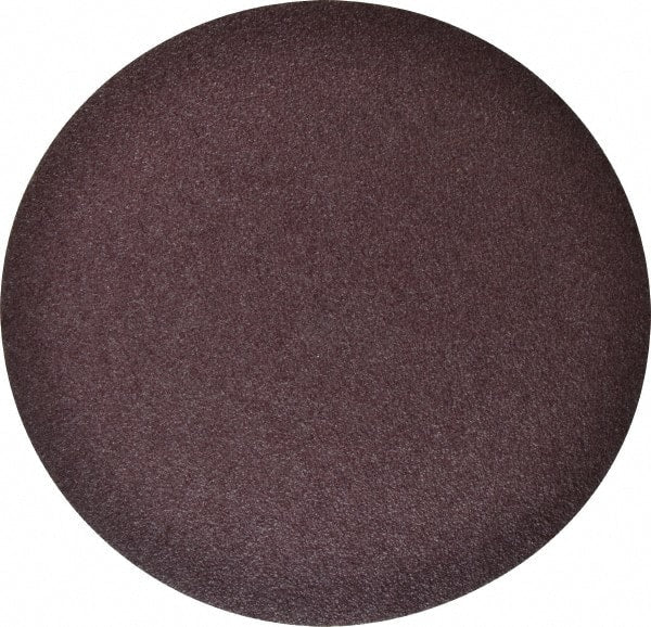 3M - 10" Diam, 36 Grit Aluminum Oxide Adhesive PSA Disc - Very Coarse Grade, X Weighted Cloth Backing, For Bench Top Motors, Random Orbital Sanders - Exact Tooling