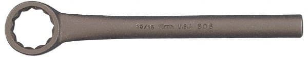 Martin Tools - 3/4", 12 Point, Black Finish, Single End, Box Wrench - Exact Tooling