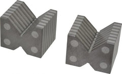 Value Collection - 90° Angle, Aluminum Alloy, Magnetic V-Block - 2" Long x 2-3/8" Wide x 1-7/8" High, Sold as 2 Block Set - Exact Tooling