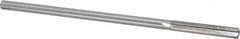 Interstate - 6.5mm High Speed Steel 6 Flute Chucking Reamer - Straight Flute, Straight Shank, 1-1/2" Flute Length, 6" OAL - Exact Tooling