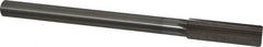 Interstate - 19.5mm High Speed Steel 8 Flute Chucking Reamer - Straight Flute, Straight Shank, 2-1/2" Flute Length, 9-1/2" OAL - Exact Tooling