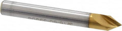 Melin Tool - 3/16" Head Diam, 3/16" Shank Diam, 1 Flute 60° Cobalt Countersink - Exact Tooling